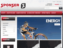 Tablet Screenshot of nutrition-sport-energie.fr